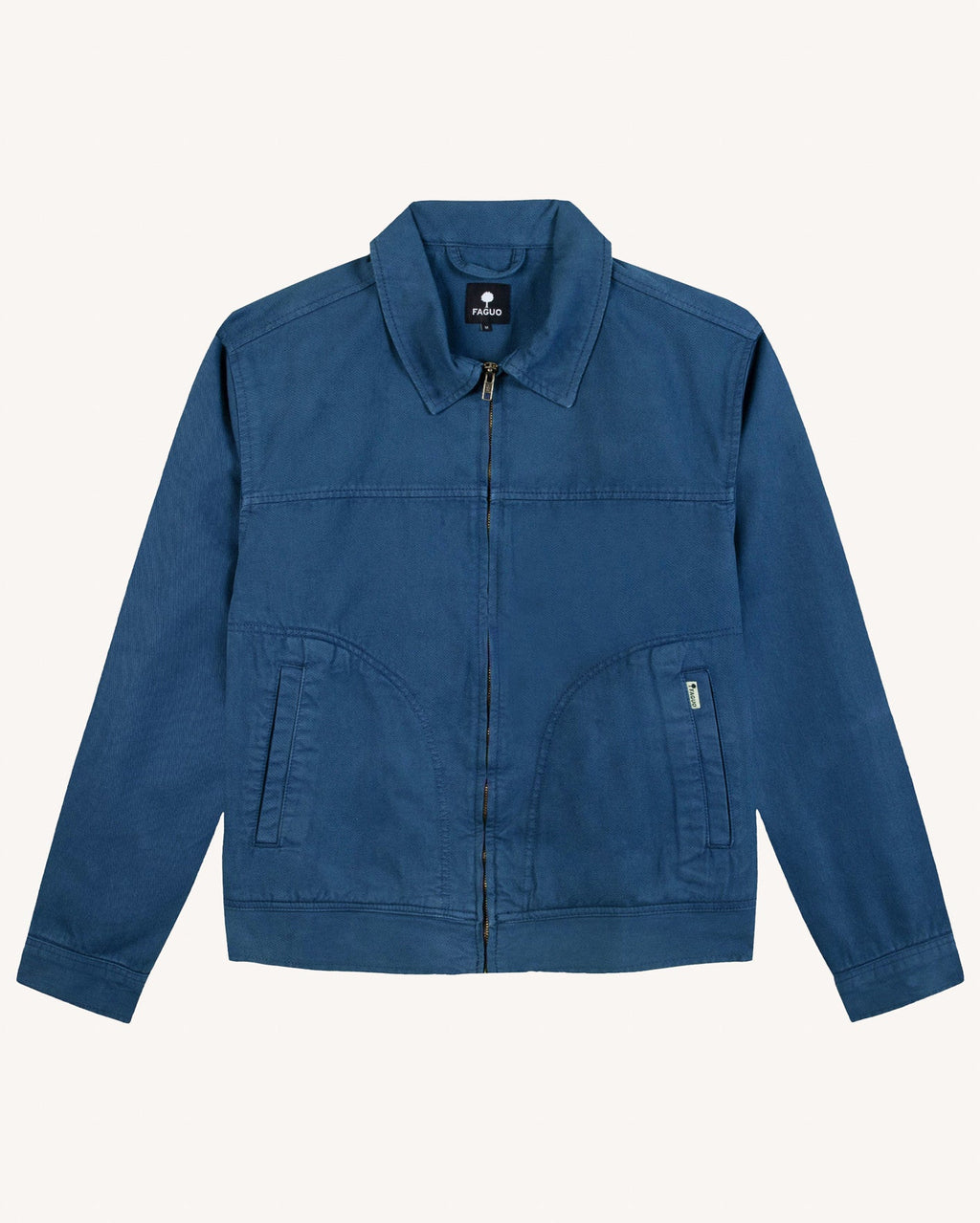 Blouson coton bleu marine - 2