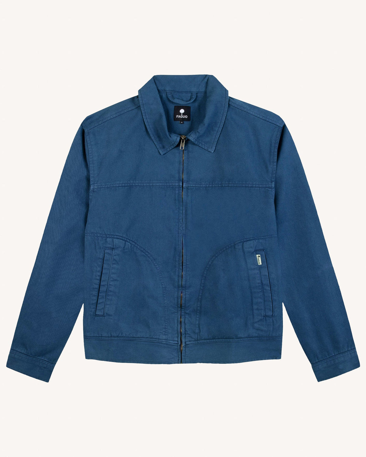 Blouson coton bleu marine - 2
