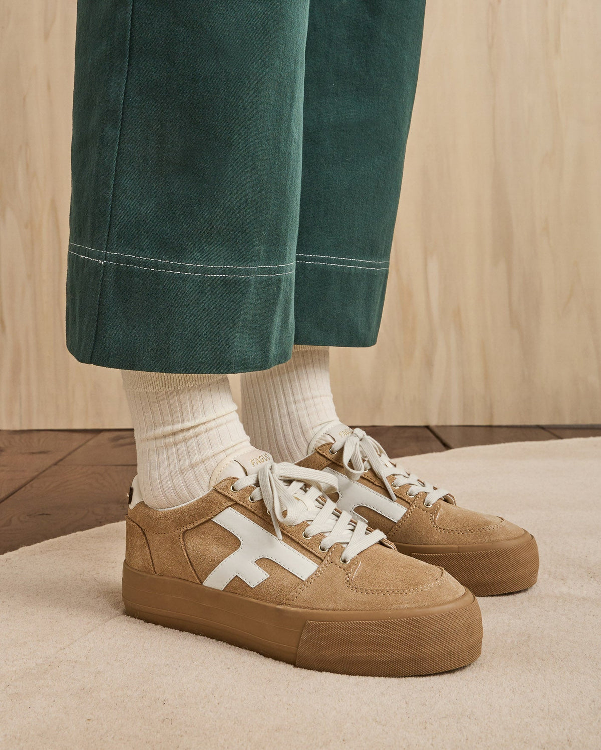 Tennis basses WALNUT PLATFORM - 20