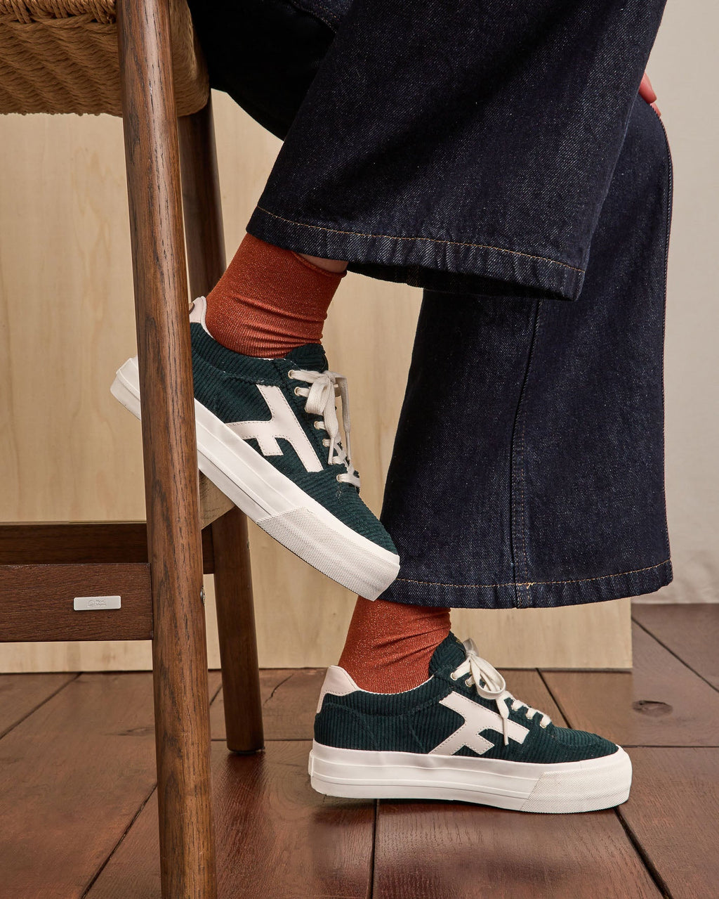 Tennis basses WALNUT PLATFORM - 36