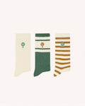 Lot de chaussettes crème et beige - 1