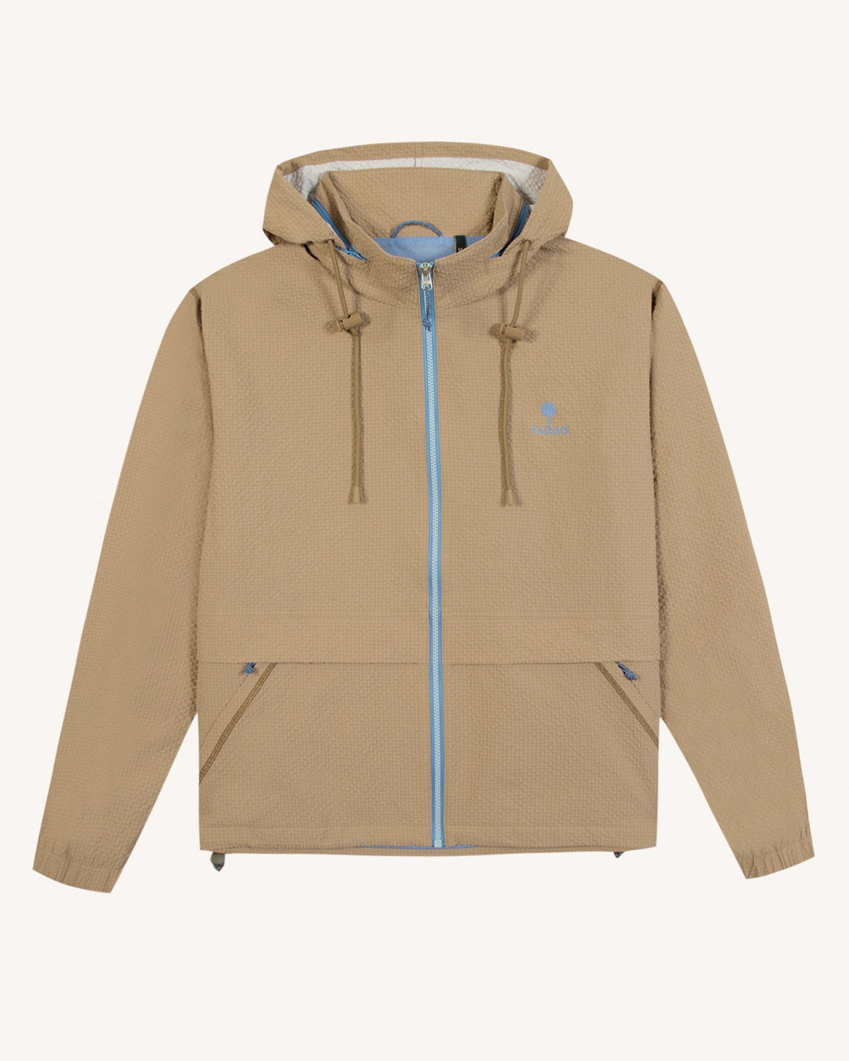 Blouson imperméable taupe - 2