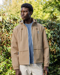 Blouson imperméable taupe - 1