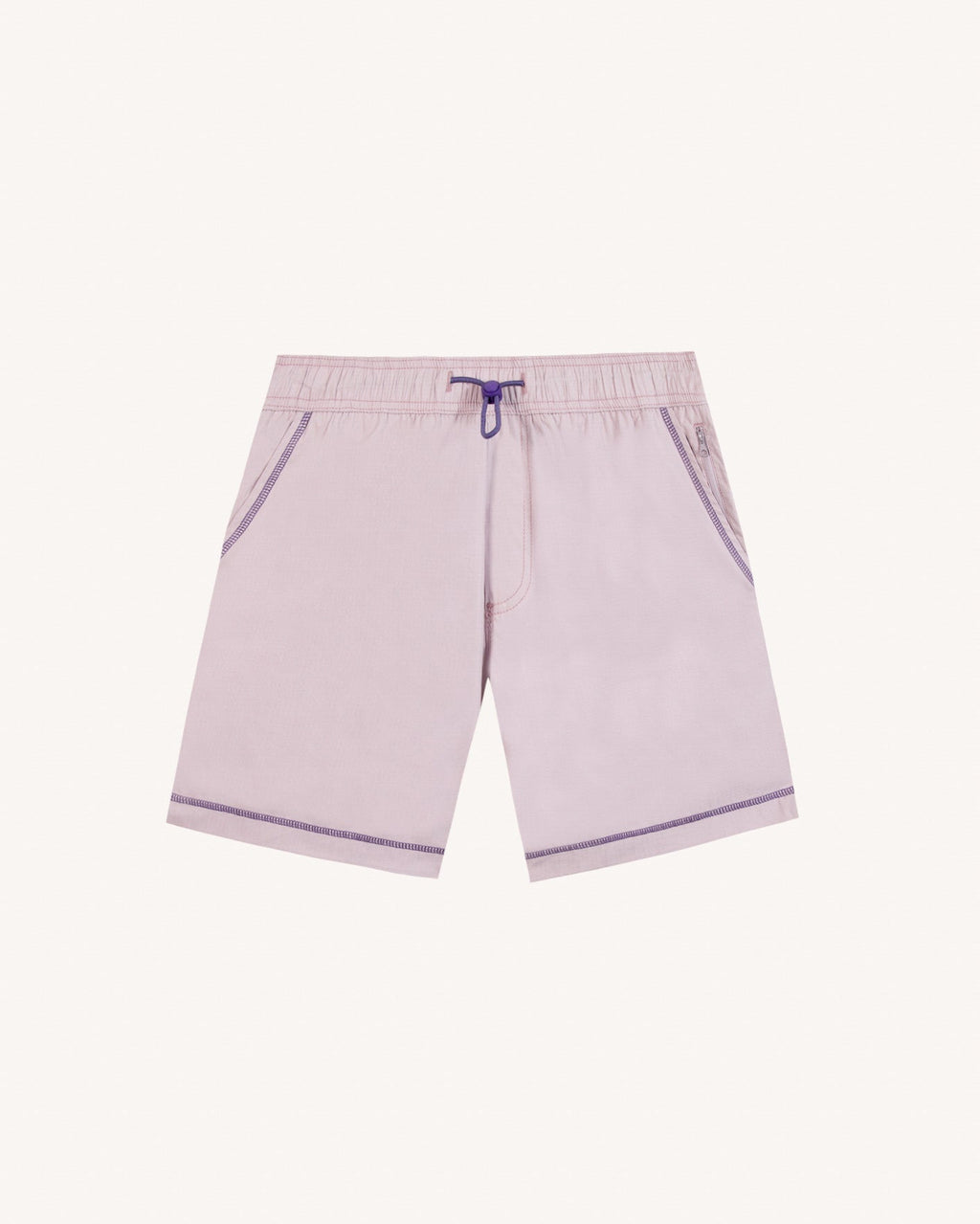 Short rose grisé coton - 2