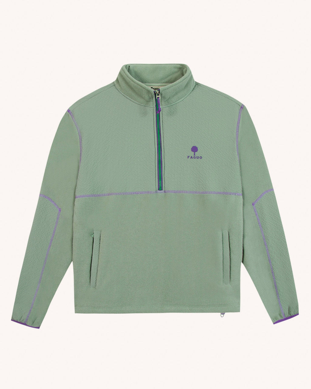 Polaire zippée vert clair - 2