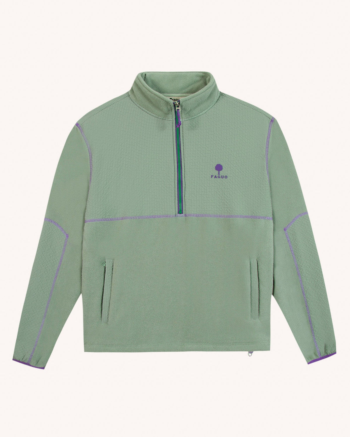 Polaire zippée vert clair - 2