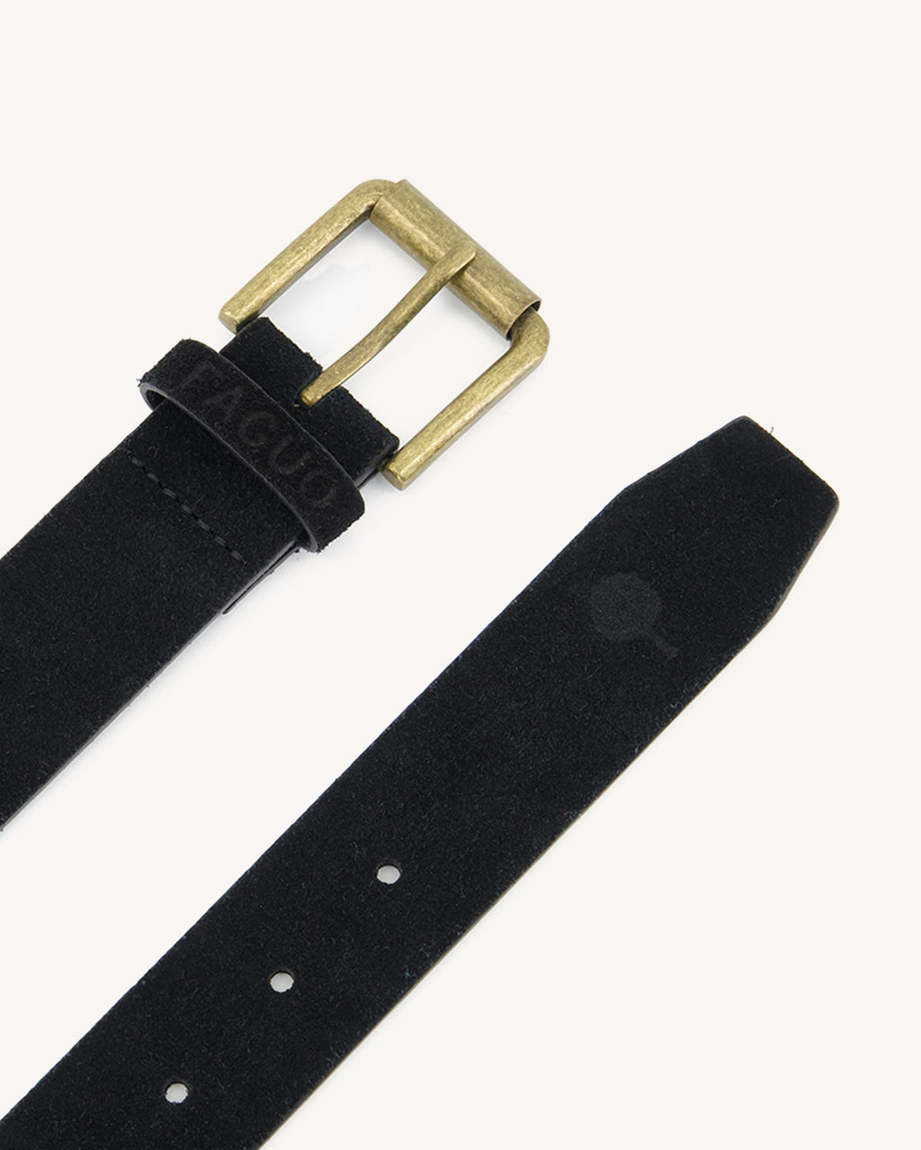 Ceinture en cuir noir - 2
