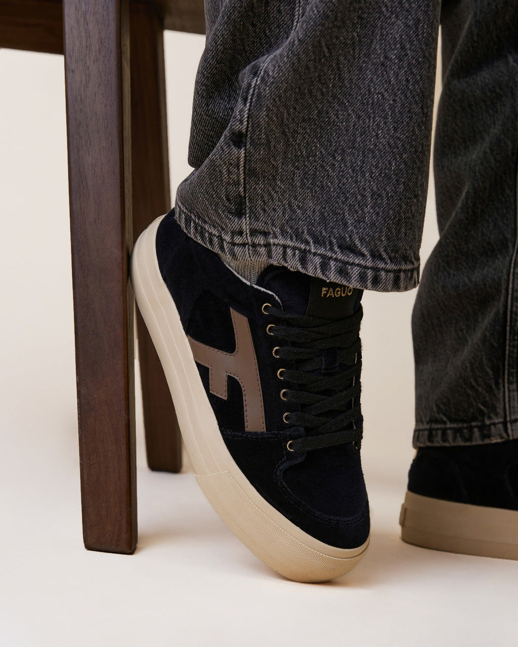 Tennis basses WALNUT PLATFORM - 30