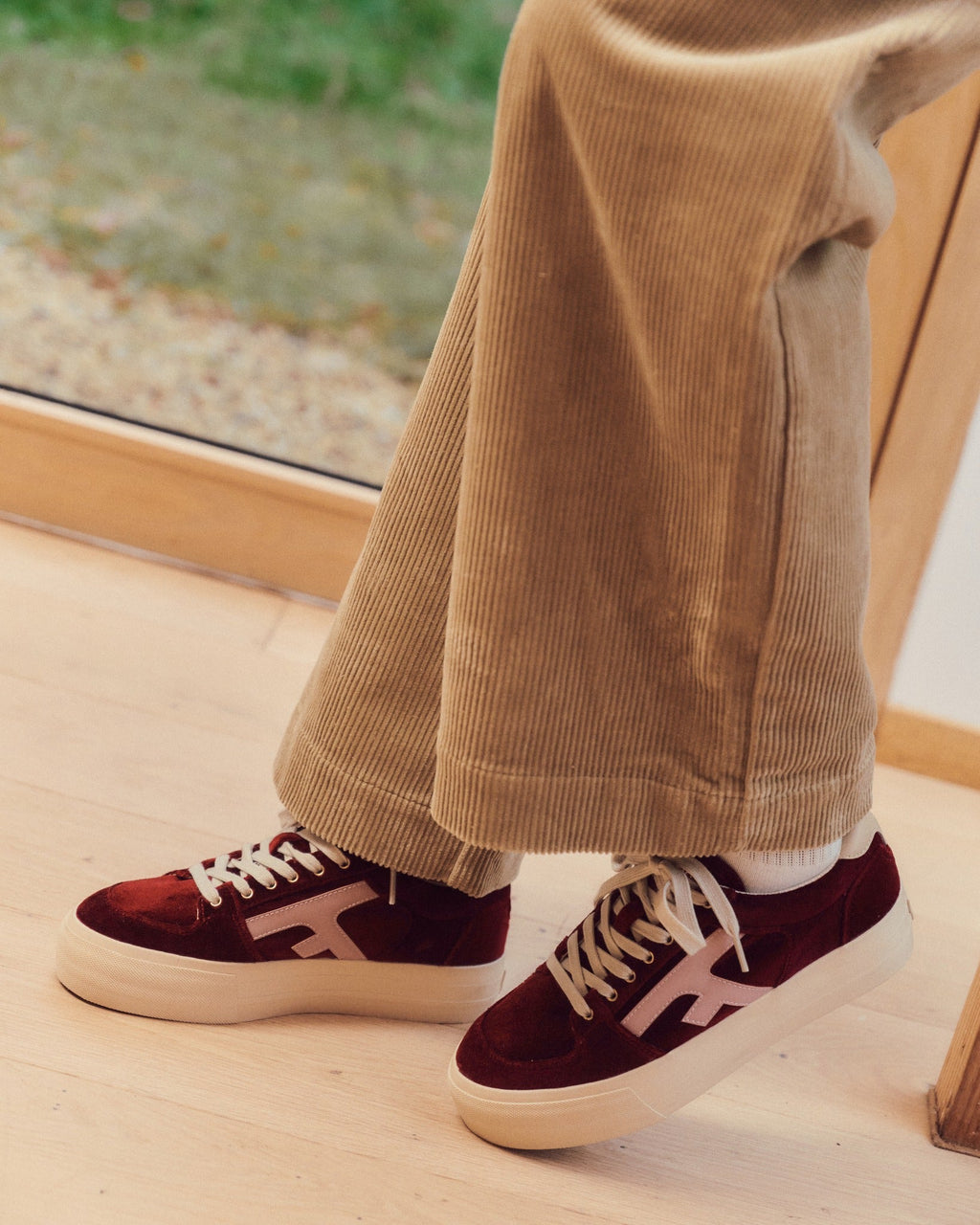 Tennis basses WALNUT PLATFORM - 28