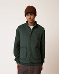 Veste sans manches vert foncé - 1