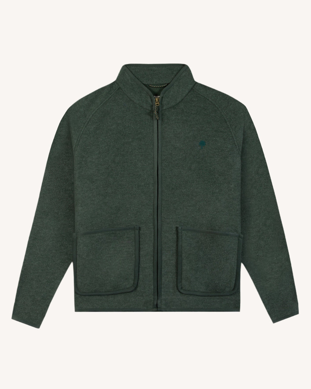Veste polaire vert foncé - 2