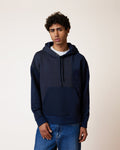 Sweat à capuche bleu marine - 1